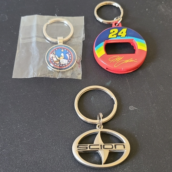 Lot Of 7 key Chains Highway 66, Country Music, Sonic, Legends Of Racing, Scion - Picture 5 of 6